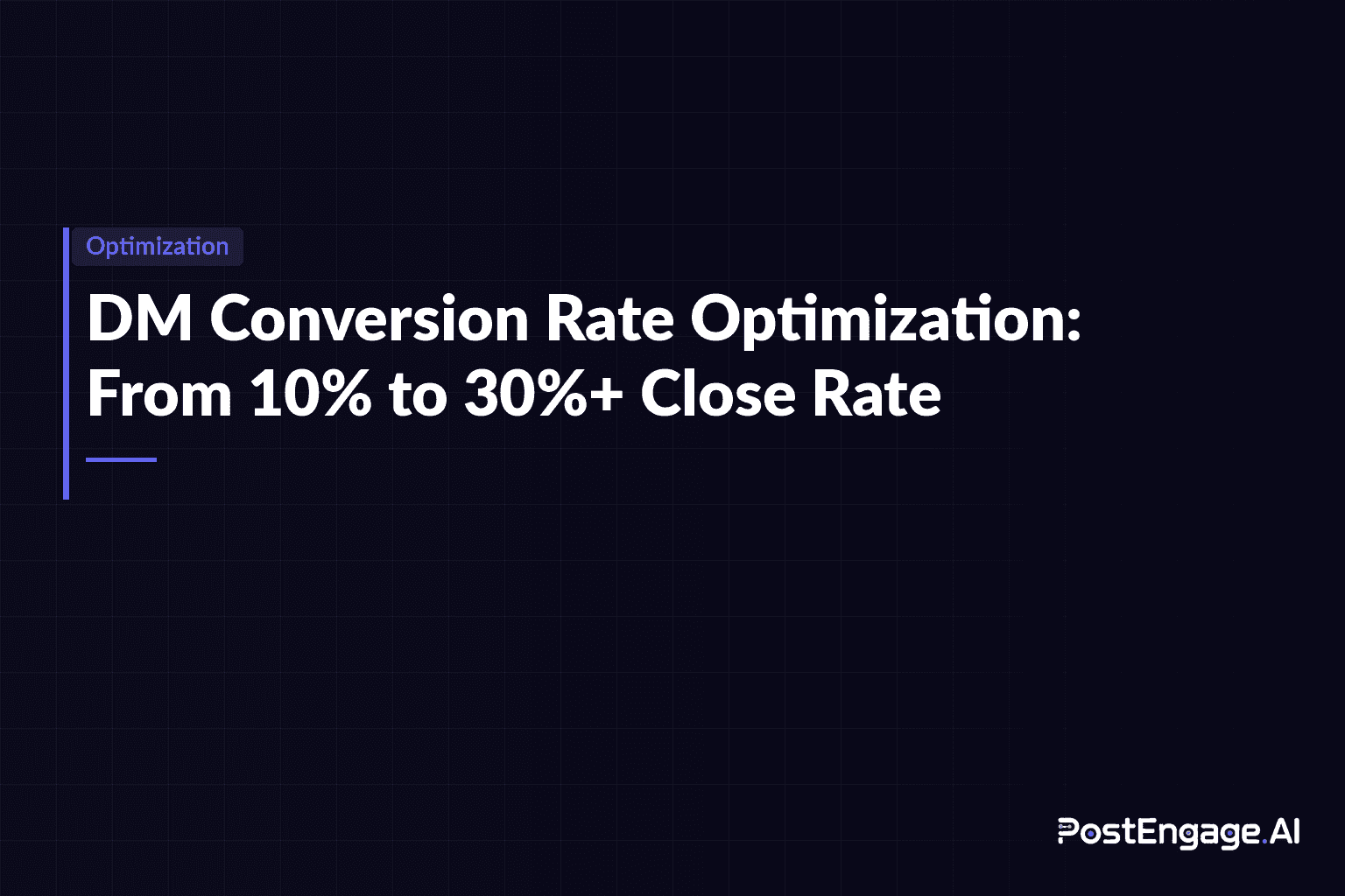 Dm Conversion Rate Optimization