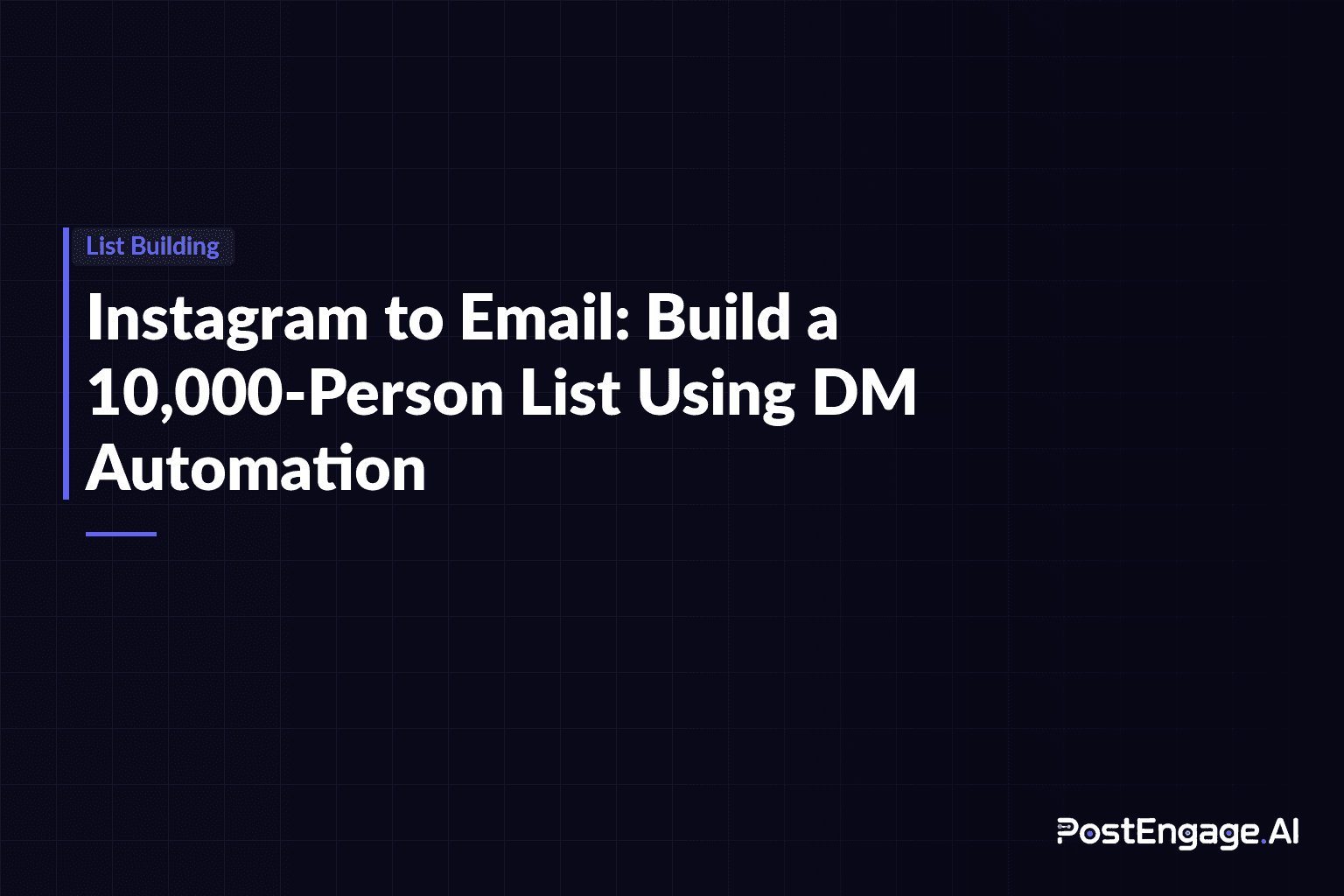 Instagram Email List Building