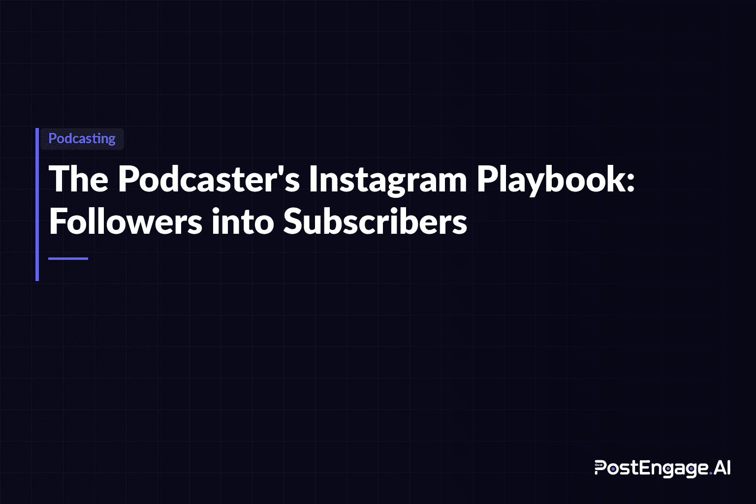 Instagram For Podcasters