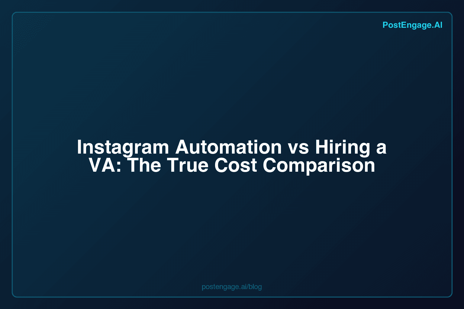 Instagram Automation vs Hiring a VA: The True Cost Comparison