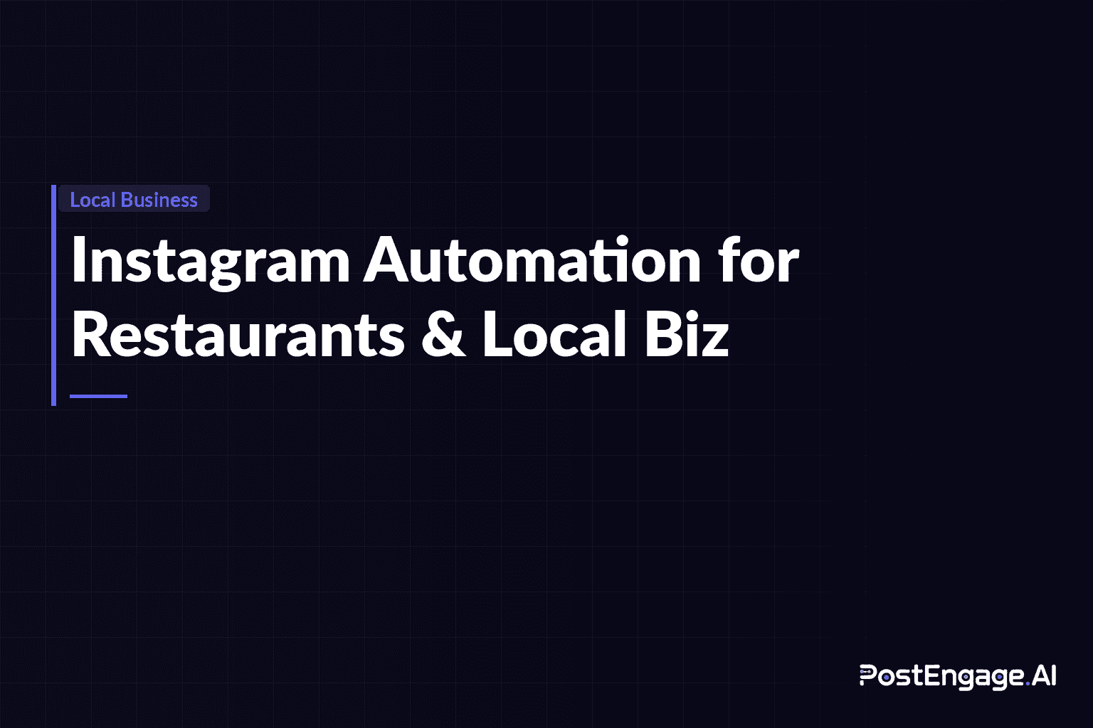 Instagram Automation for Restaurants & Local Biz: Bookings on Autopilot